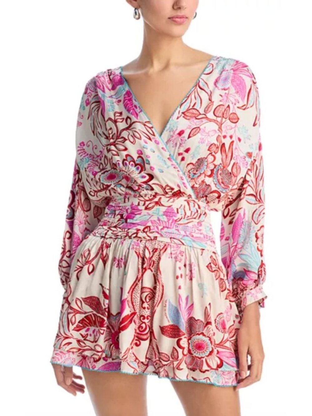 NWT Poupette St. Barth $360 Colleen Mini Dress Size Small Vacation